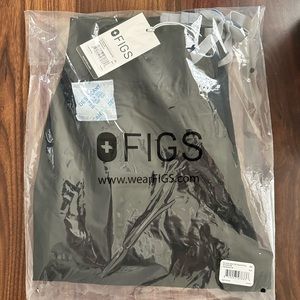 Figs High Waisted Yola Scrubs Pants in Black